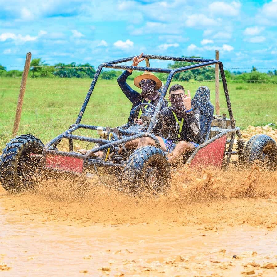 Punta Cana: Buggy with Transportation and Cenote & Macao Beach