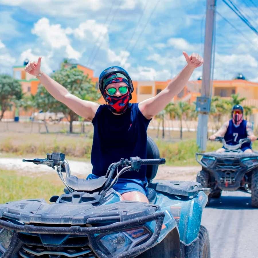 Punta Cana: ATV/Can-Am with beach and blue cave