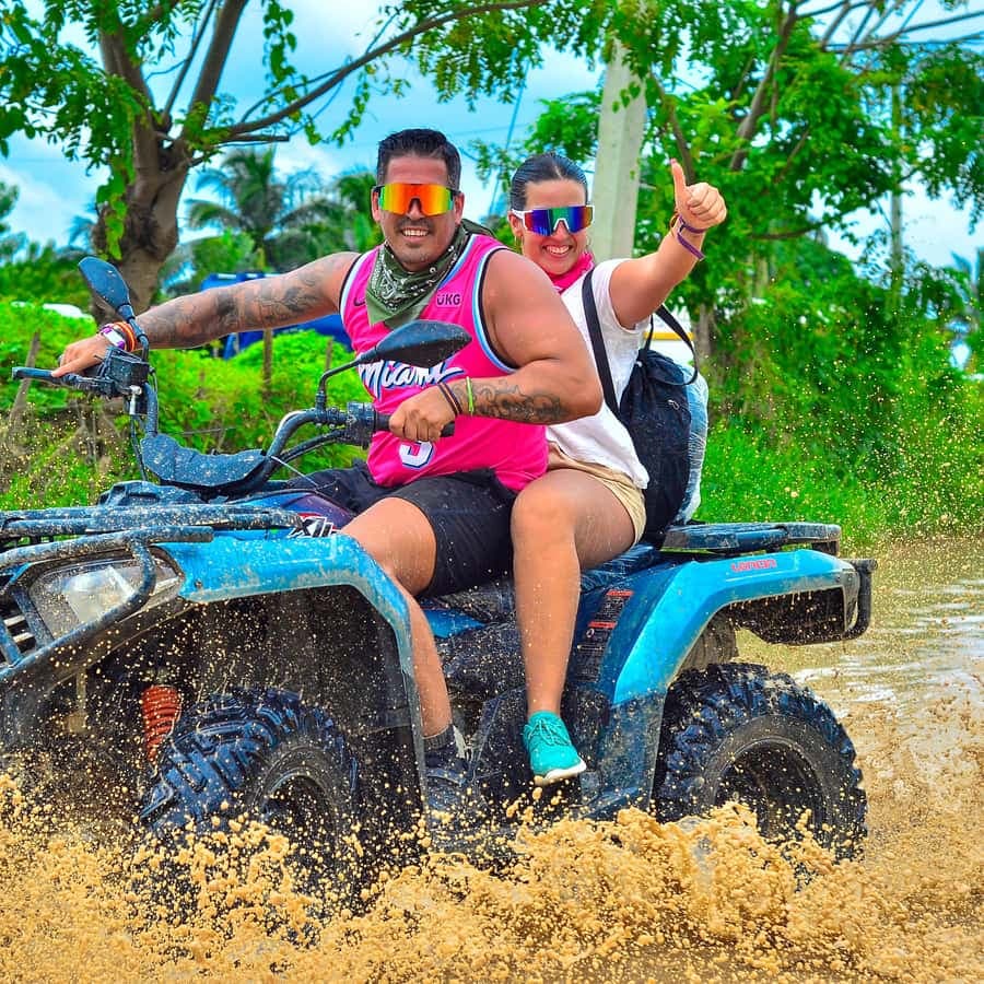 Punta Cana ATV Adventure: Beach & Cenote Tour with Pickup