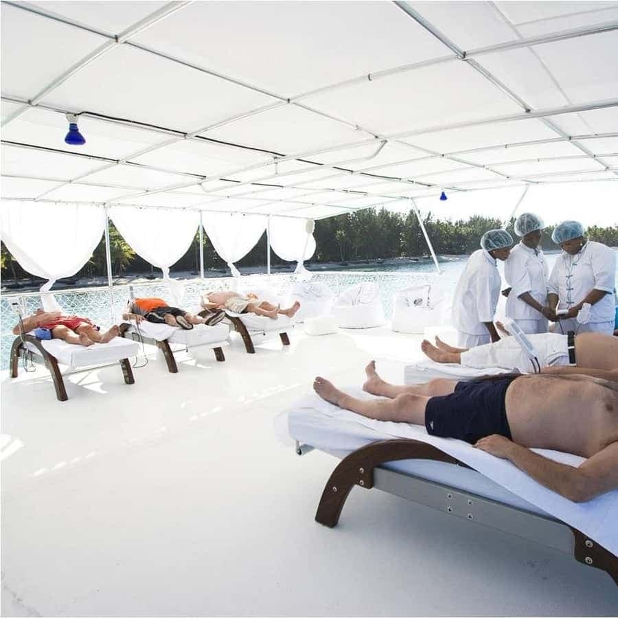 Punta Cana Floating Ocean Spa Experience with Massage & Yoga