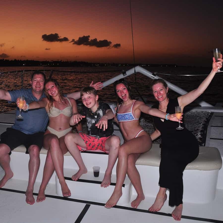 Punta Cana Sunset Catamaran with BBQ, Champagne & Music