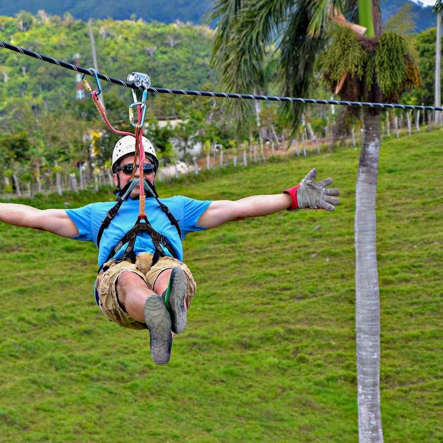 Punta Cana: Zip Line Adventure with Suspension Bridge