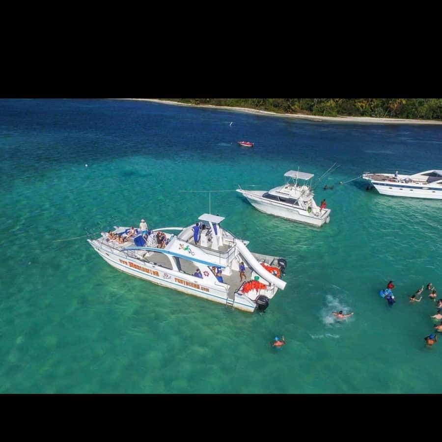 Private Catamaran with Open Bar and Dominican Meal