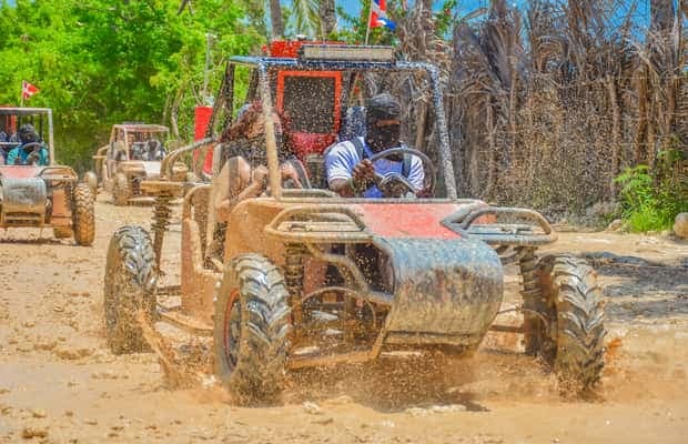 ATV Tour Macao Beach Water Cave and Typical House Punta Cana