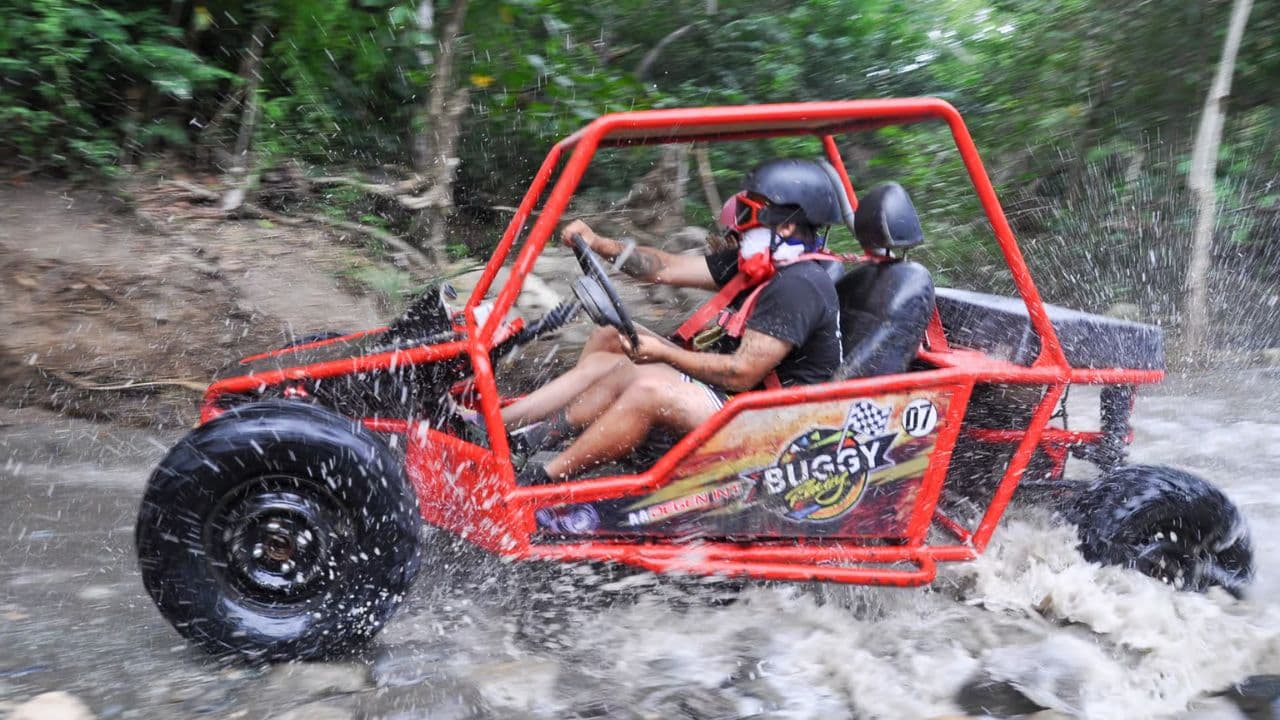 Puerto Plata: Buggy, Zip Line, Waterfalls, and Lunch Combo
