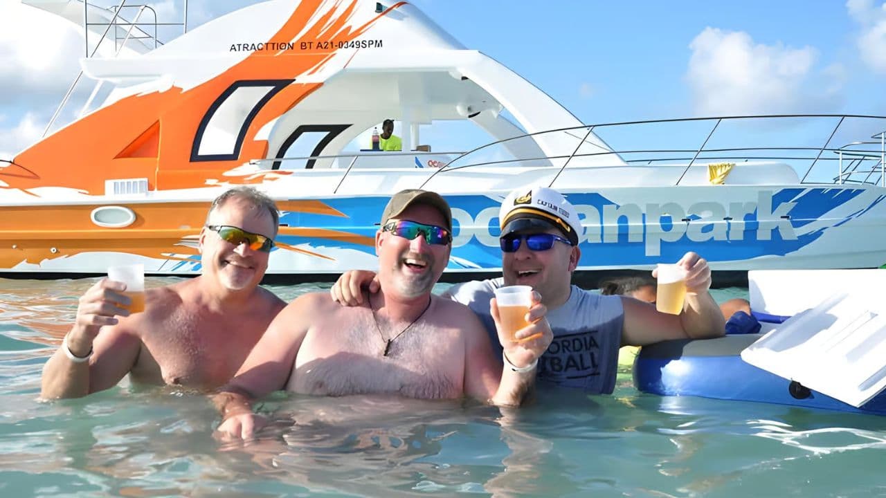 Party boat catamaran excursion (Taino Bay and amber cove)