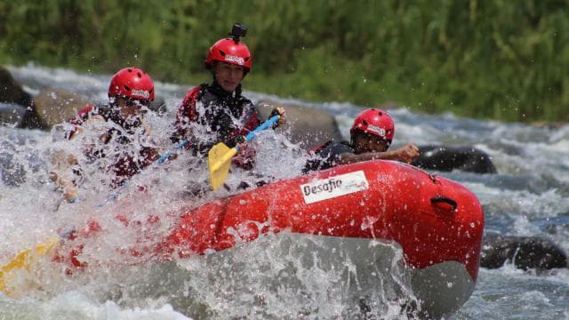 The Mambo Combo! Rappel + Raft in Costa Rica