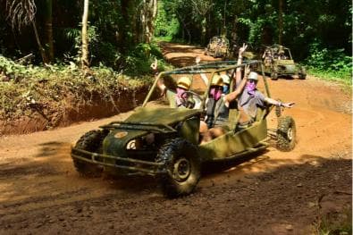 7 TOURS in 1 Day: Zipline Chairlift ATV Horseback Punta Cana