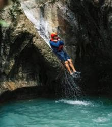 Dive into the thrilling adventure at the Damajagua Waterfalls in Puerto Plata