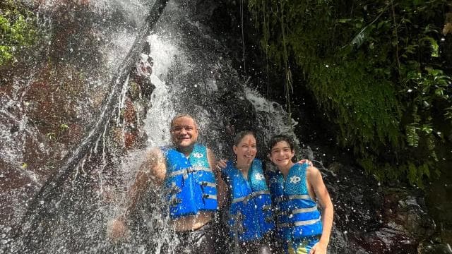 El Yunque Rainforest Famous Waterslide, Waterfalls