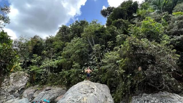 El Yunque hike ,river and water slides excursion