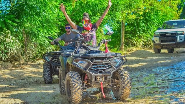 Punta Cana: Macao Beach and Taino Cave ATV Adventure