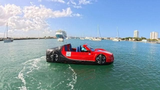 San Juan: WATER JET CAR-Red Bugatti Experience