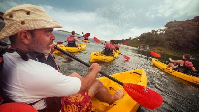Uvita: Private Ocean Kayak & Snorkel Marino Ballena N. Park