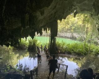 Private: Santo Domingo: Los Tres Ojos & Boca Chica Day Trip
