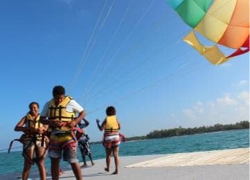 Private: Punta Cana Boogie Boarding & Parasailing Adventure