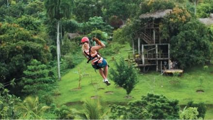 Private: Punta Cana ZipLine Adventure with Suspension Bridge