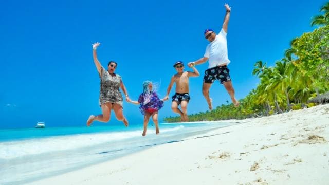 From Punta Cana: Saona and Mano Juan Day Trip by Catamaran
