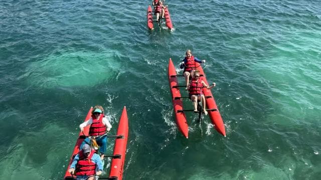 San Juan: Eco-Tour Chiliboats Waterbike, Condado Lagoon