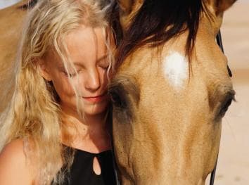 Makadi Bay: Horse Riding in Desert & Sea w Guide + Transfers