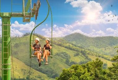 Punta Cana: Buggy and Zipline Adventure at La Hacienda