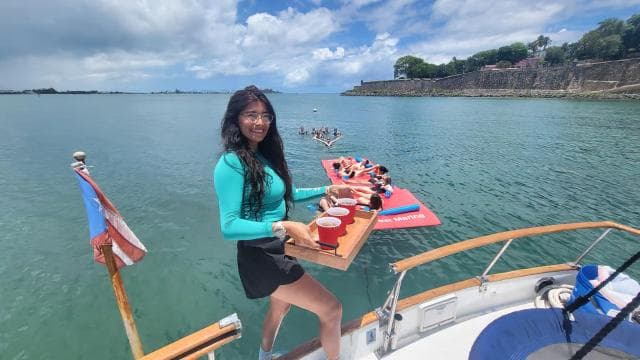 BEACH DAY EXPERIENCE | Private "Party Boat" San Juan Bay