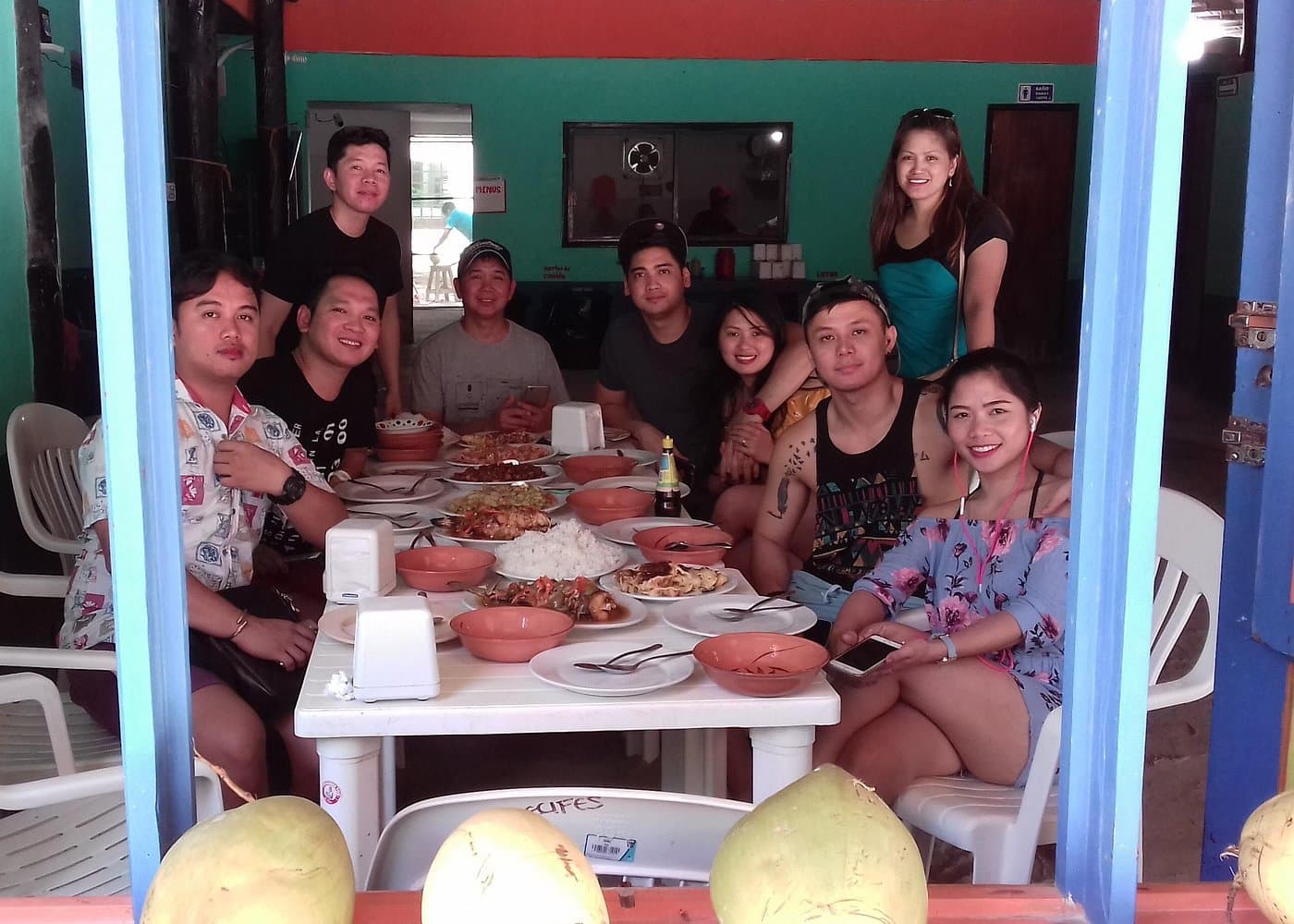 BEACH DAY IN LOS ARRECIFES RESTAURANT-open bar and lunch.