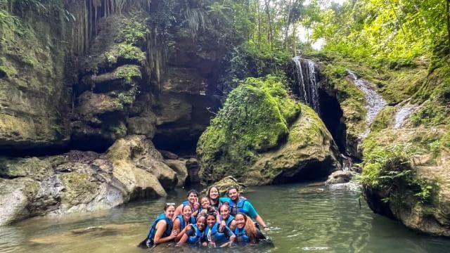 San Juan: Arenales Caves, Waterfall, Spring & River Swimming