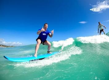 Punta Cana: Macao Surf Camp Private Surfing Lesson w/ Pickup