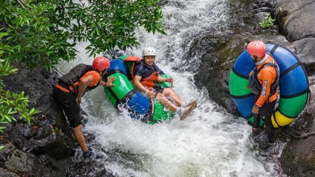 One Day: Ziplining, River Tubing, and Horseback Riding Trip