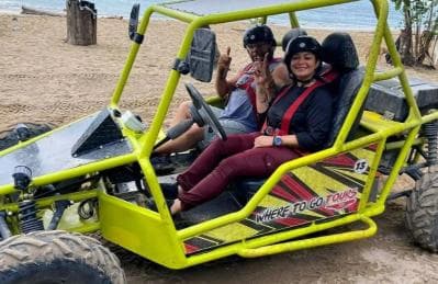 Private: Amber Cove or Taino Bay: Buggy Tour with Beach Stop