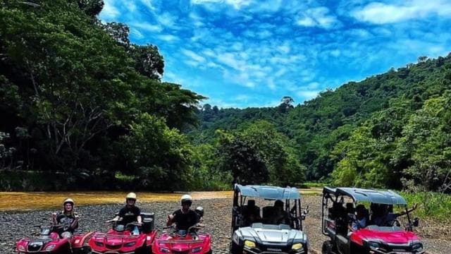 Jaco: Off-Road ATV, Zipline & Waterfall Rappelling Adventure - Dominican Republic