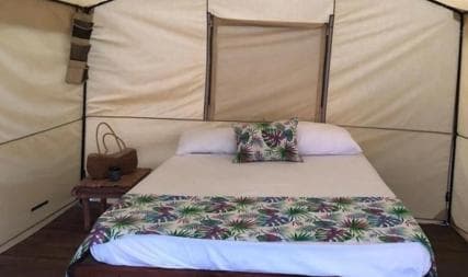 Experiencia glamping Bahía de las águilas desde Santo Domingo