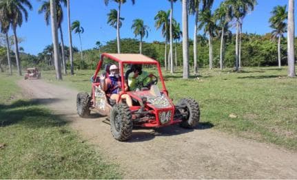 Amber Cove & Taino Bay: Buggy Tour with Swimming & Tasting