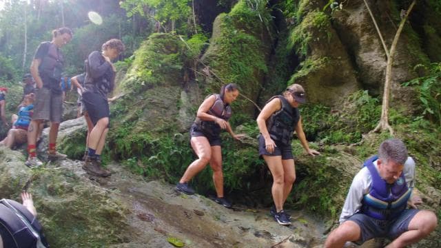 Caves, Canyon & Waterfall Adventure in Charco Azul