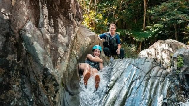 San Juan: Rainforest and Waterslide Adventure With Transport