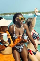 Punta Cana Bavaro: Private catamaran boat with snorkeling, open bar, and sailing