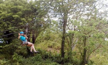 Puerto Plata: Zipline and Waterfall Adventure with Lunch