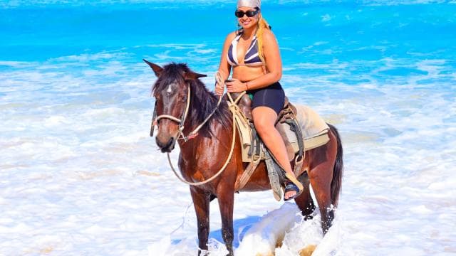 Horseback Riding at Macao Beach and River with Transfers