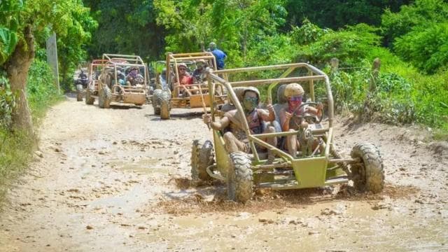 Extreme Dune Buggy Adventure in Macao Beach & Cenote