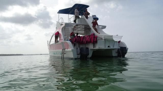 Punta Cana: Private Party Boat with Slide and BBQ