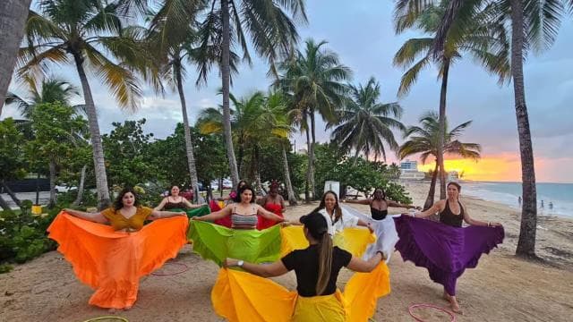 San Juan: Puerto Rican Folklore Bomba Class with Live Music