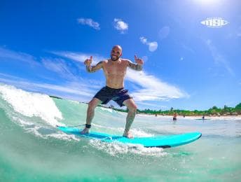 Punta Cana: Macao Surf Camp Private Surfing Lesson w/ Pickup