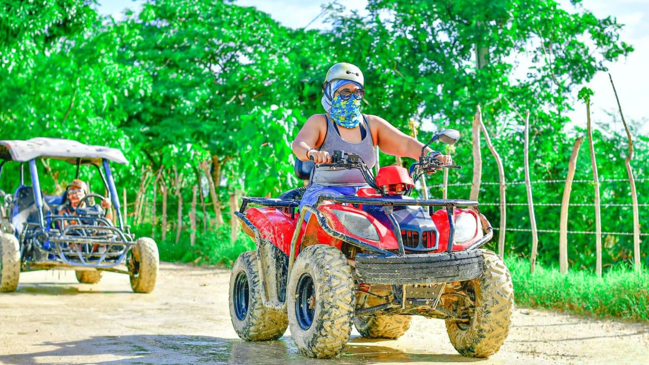 River Cave and Macao Beach Half-Day Quad Bike Adventure