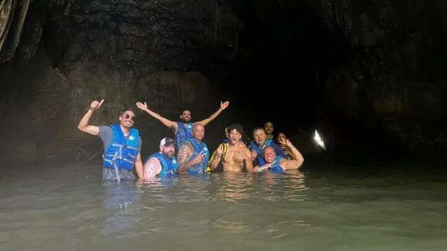 San Juan: Cave, Waterfall, & River Adventure in Charco Azul