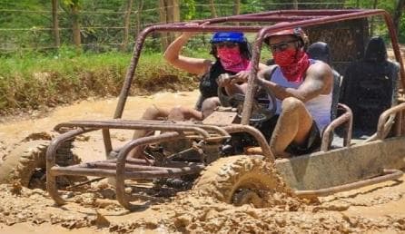 Punta Cana: Buggy Tour with Cenote & Macao Beach Visit