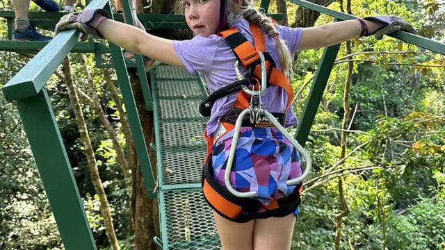 Manuel Antonio: Zipline Canopy Tour with Butterfly Garden