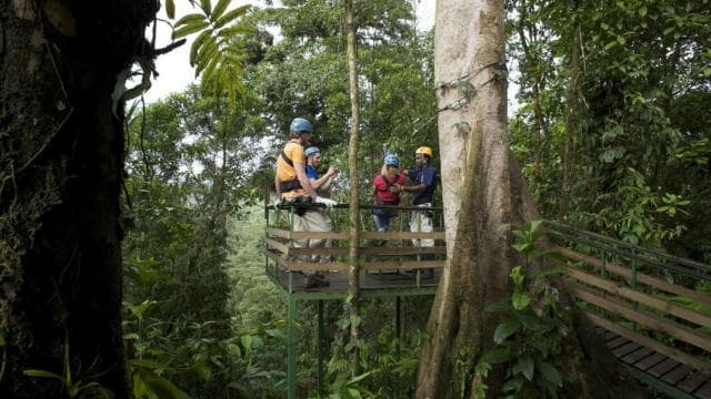 Canopy Zipline Eco-Adventure Tour Braulio Carrillo San Jose