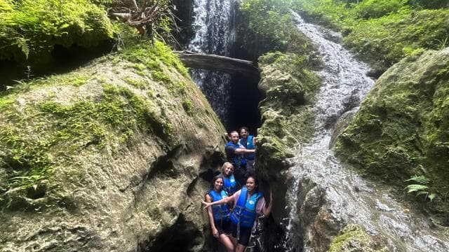 Charco Azul, Caves, Waterfalls, Beach, Free Adult Drinks