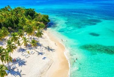 From Punta Cana: Samaná Cayo Levantado and Waterfall + Whale Watch